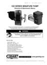 15D Series Vacuum Pumps and Compressors Operation & Maintenance Manual
